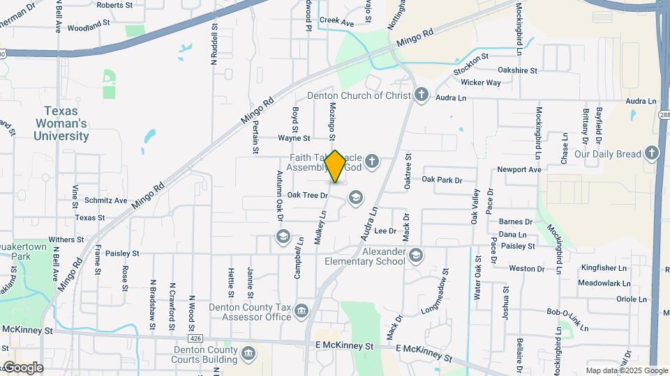 1110 Mulkey Ln Map and Location Details