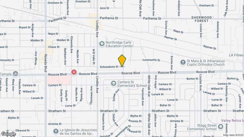 17900 Schoenborn St Map and Location Details