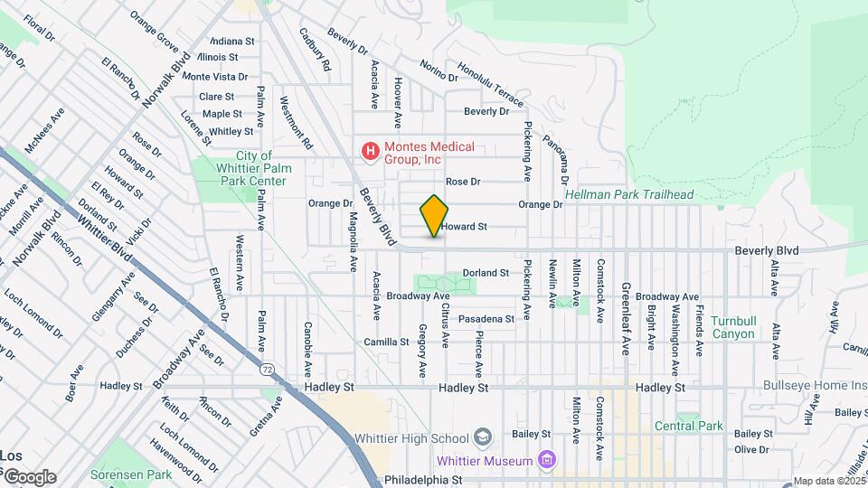 12215 Beverly Blvd Map and Location Details