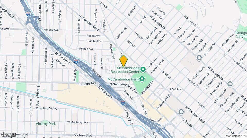 1701 Scott Rd Map and Location Details
