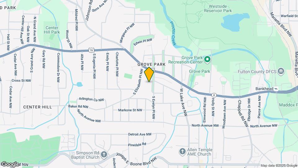 652 S Evelyn Pl NW Map and Location Details