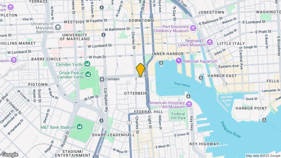 414 Light Street Mapa y Detalles de la Ubicación
