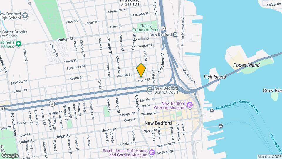 77 North St, Unit 1st Mapa y Detalles de la Ubicación