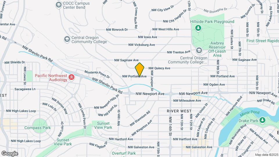 1585 NW Portland Ave Map and Location Details