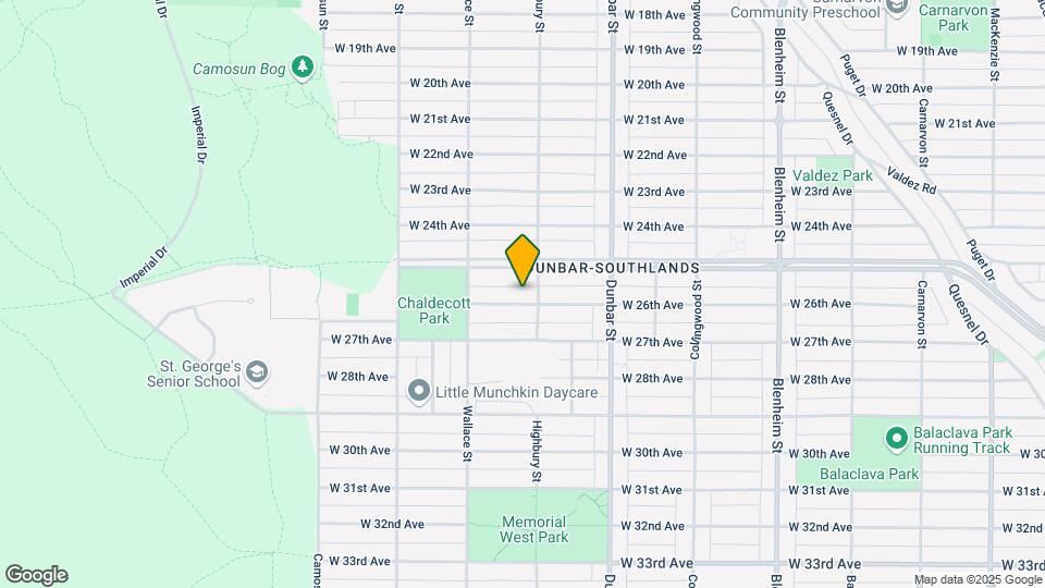 3817 W 26th Ave Map and Location Details