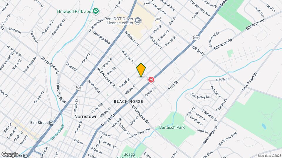 1535 Willow St Map and Location Details