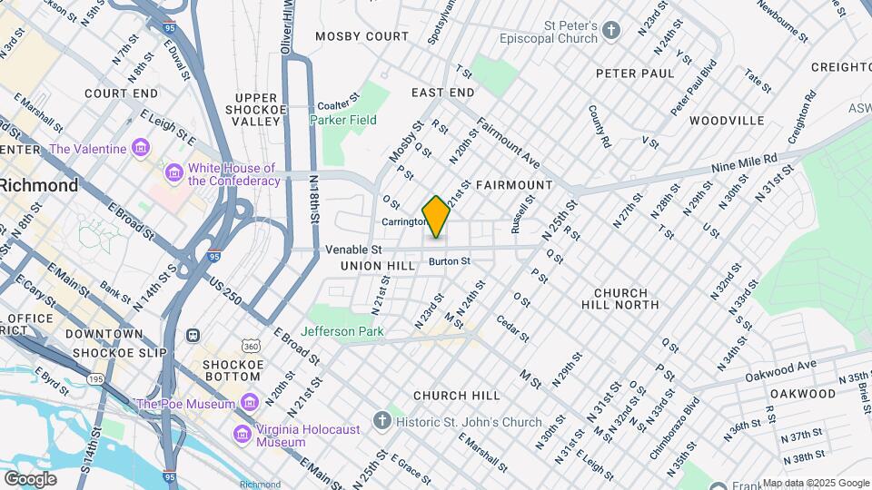 2212 Venable St Map and Location Details