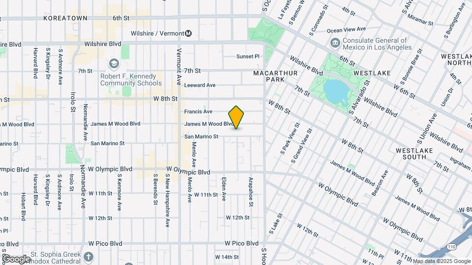 2701 San Marino St Map and Location Details