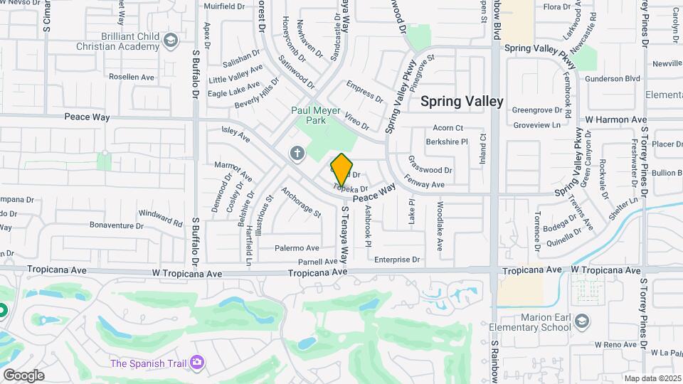 7309 Topeka Dr Map and Location Details