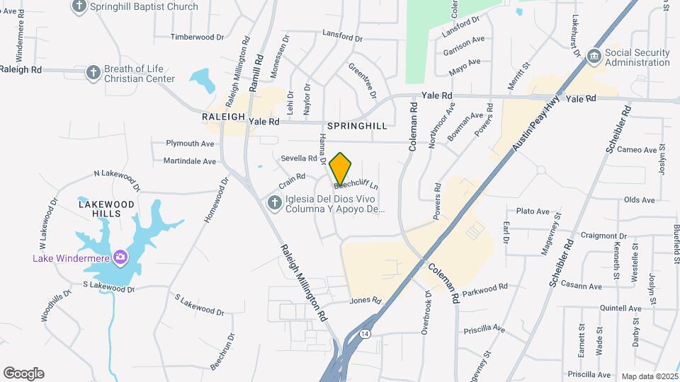 4251 Beechcliff Ln Map and Location Details