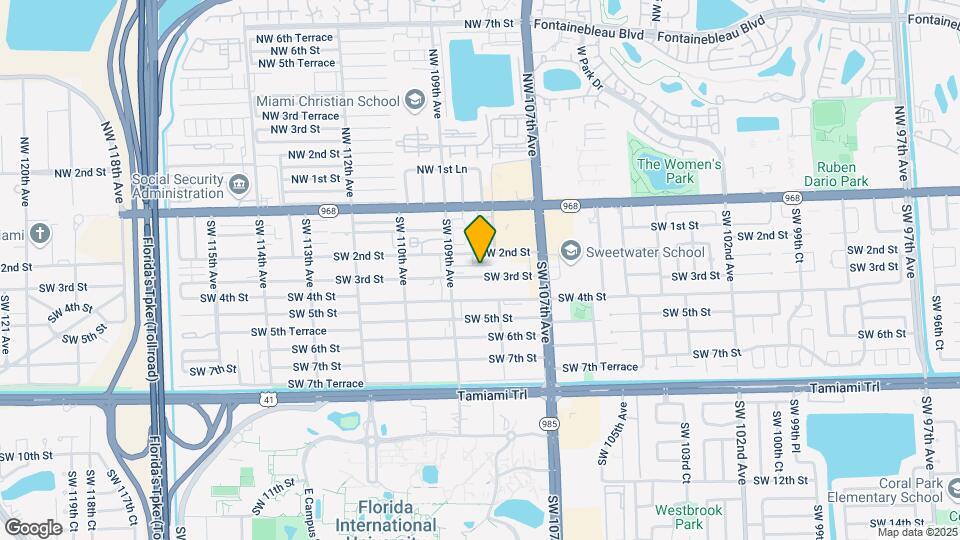 10847 SW 3rd St Map and Location Details