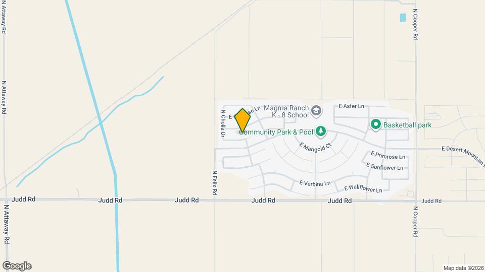 10404 E Marigold Ln Map and Location Details