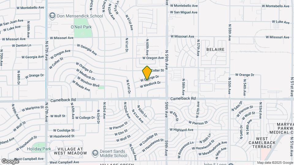 6012 W Medlock Dr Map and Location Details