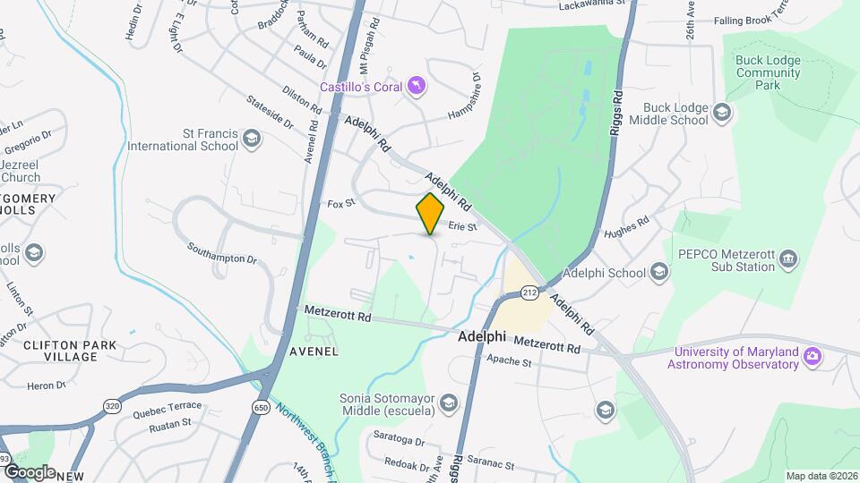 1826 Metzerott Rd, Unit B5 Mapa y Detalles de la Ubicación