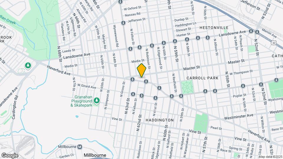 6213 Haverford Ave Map and Location Details