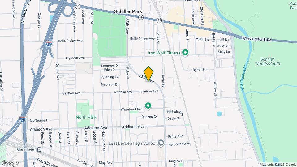 3846 25th Ave, Unit 6 Mapa y Detalles de la Ubicación