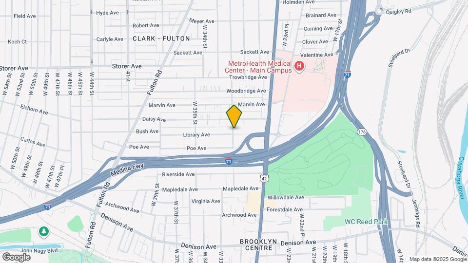 3106 Library Ave Map and Location Details
