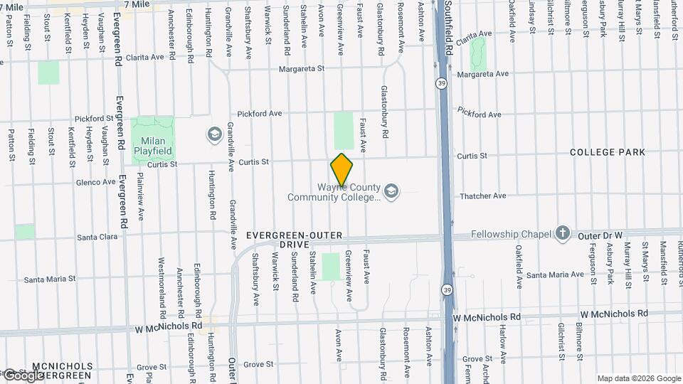 17643 Greenview Ave Map and Location Details