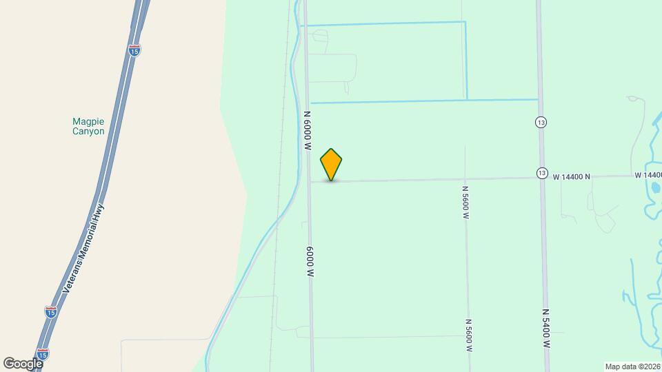 5955 W 14400 N Map and Location Details