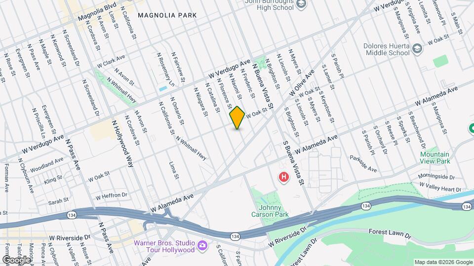 135 N Florence St, Unit #137 Mapa y Detalles de la Ubicación