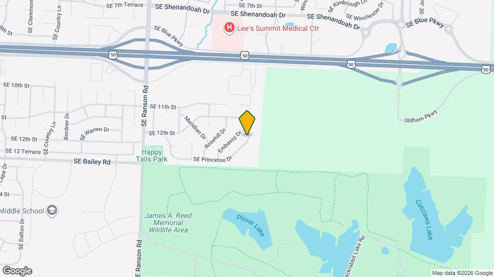 1224 SE Princeton Dr Map and Location Details