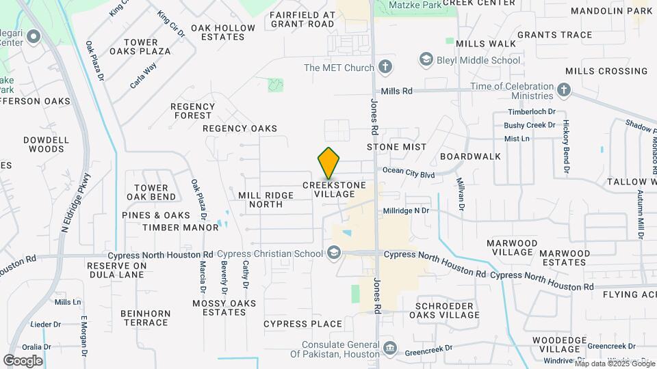 11115 Creekline Green Ct Map and Location Details