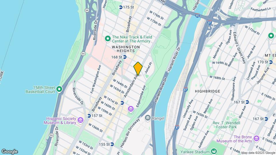 2139 Amsterdam Ave Map and Location Details