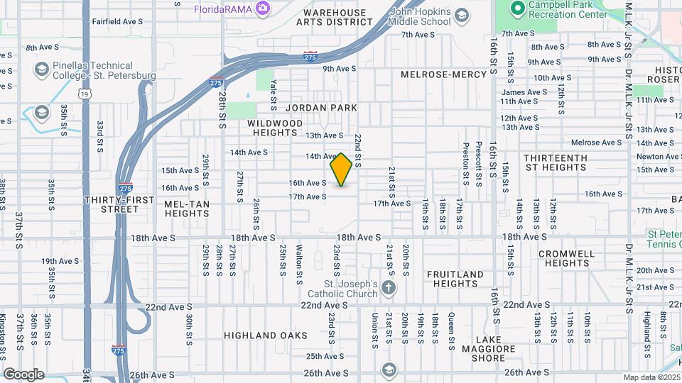 2245 17th Ave S Map and Location Details