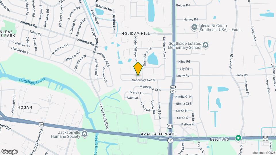 2791 Hidden Village Dr Map and Location Details