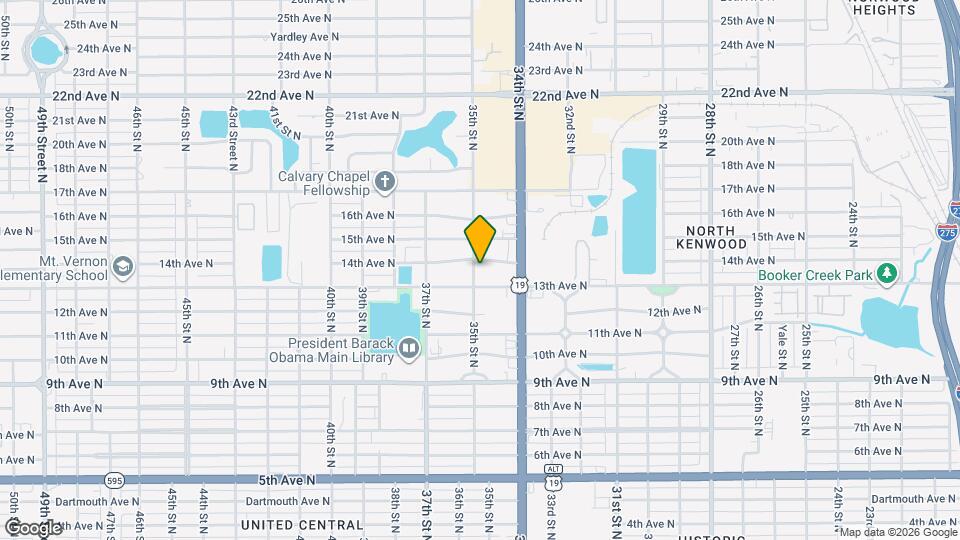 1319 35th St N Map and Location Details