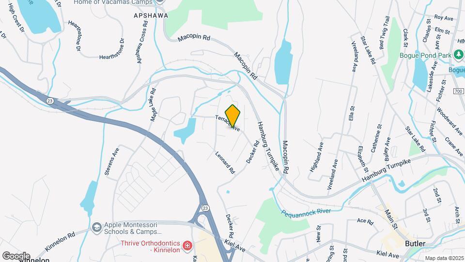 57 Terrace Ave Map and Location Details