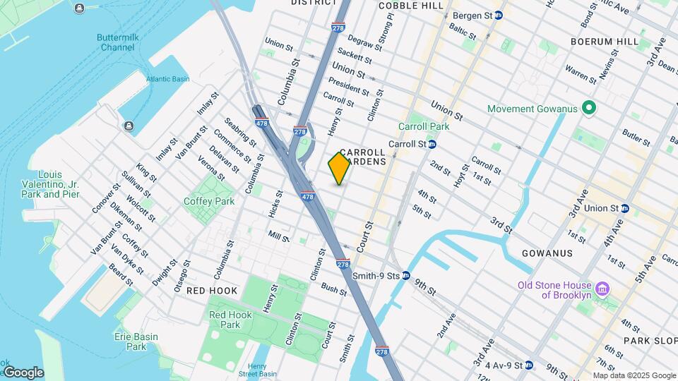 532 Clinton St Mapa y Detalles de la Ubicación
