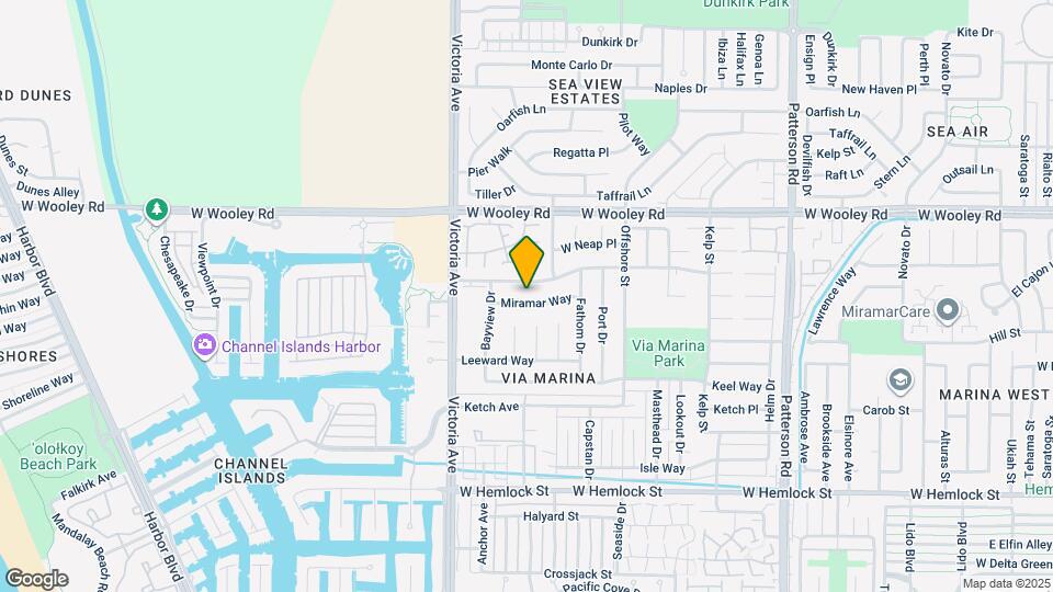 3621 Miramar Way Map and Location Details