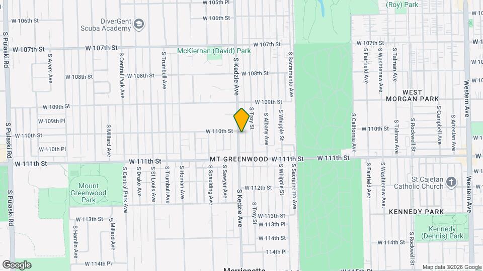 11009 S Kedzie Ave, Unit 2 Map and Location Details