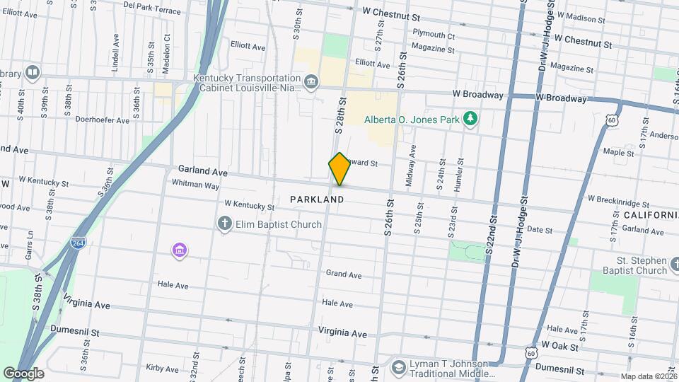 2730 Garland Ave Map and Location Details