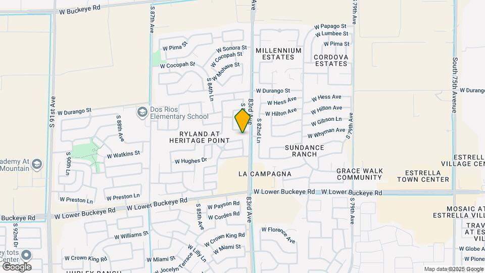 8310 W Watkins St Map and Location Details