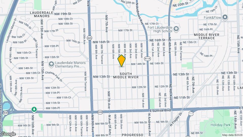 1332 NW 5th Ave Map and Location Details