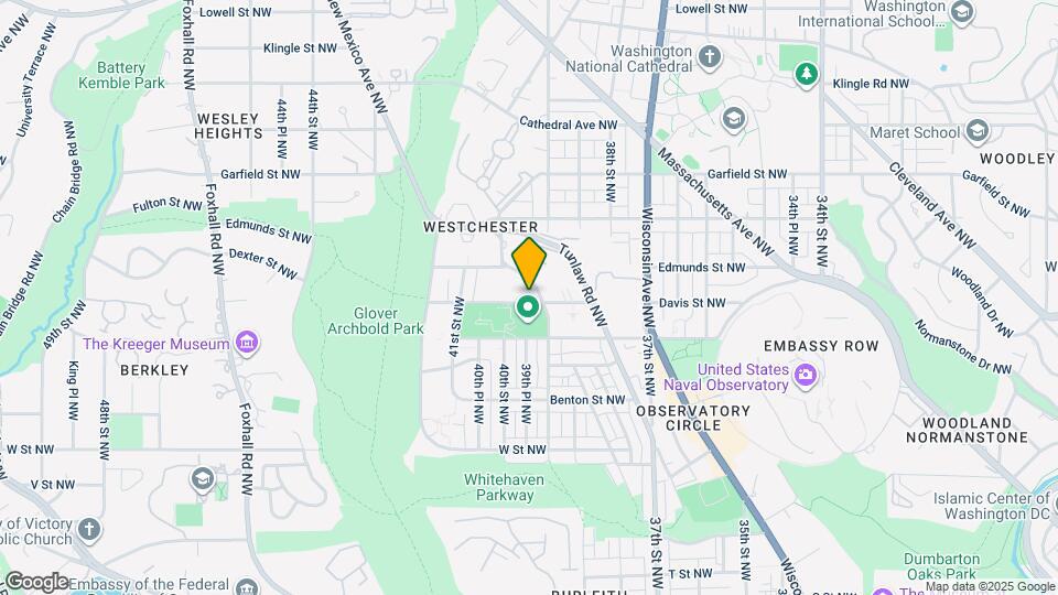 3937 Davis Pl NW Map and Location Details