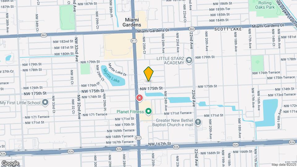 2511 NW 175th Ter, Unit 2511 Mapa y Detalles de la Ubicación