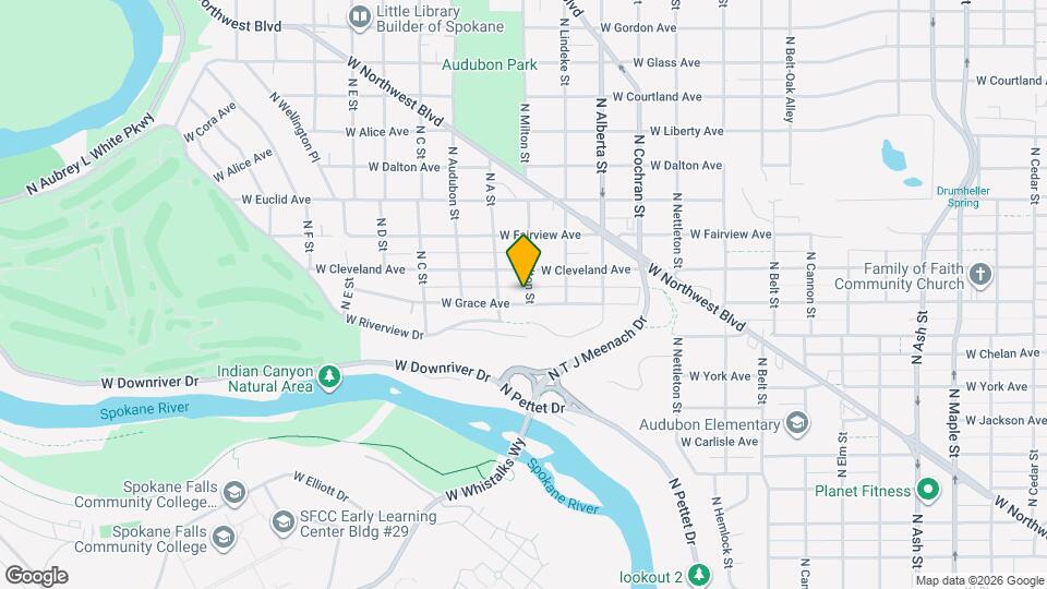 2802 W Grace Ave Map and Location Details