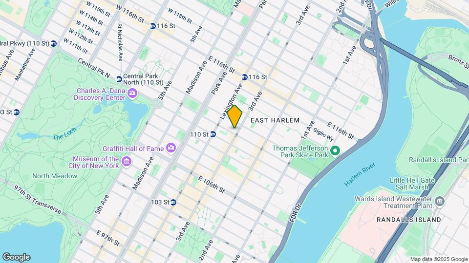 2020-2022 Third Ave Mapa y Detalles de la Ubicación
