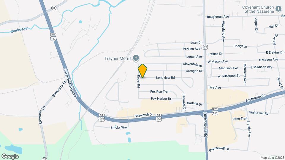 636 Longview Rd Map and Location Details