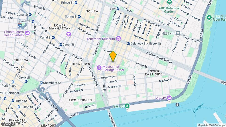 58-62 Hester St Mapa y Detalles de la Ubicación