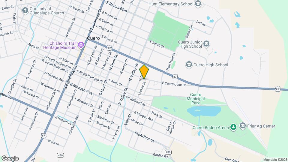 209 Lackey St Map and Location Details