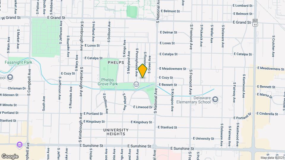 1351 S Florence Ave Map and Location Details