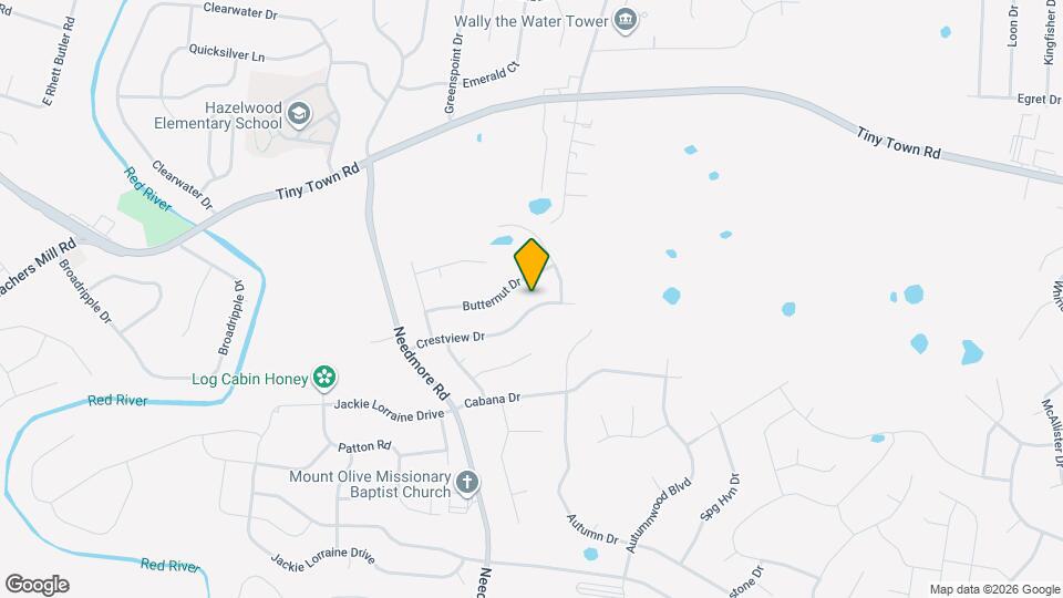 1737 Crestview Dr Map and Location Details