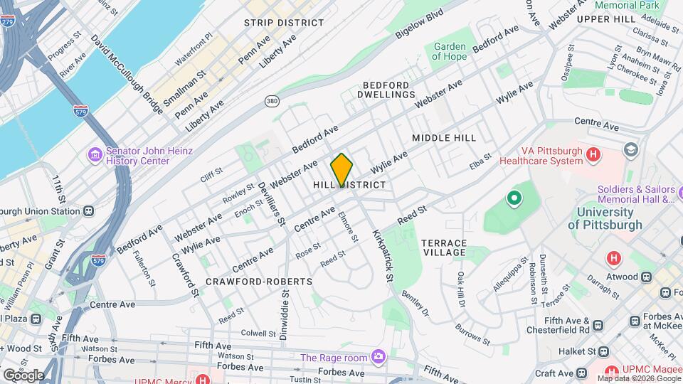 2160 Wylie Ave, Unit 1 Mapa y Detalles de la Ubicación