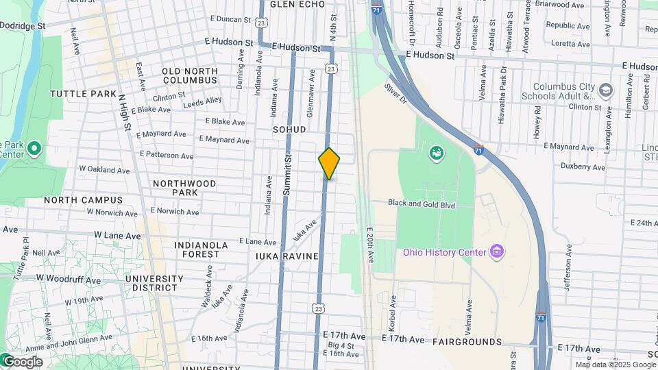 2204-2206 N 4th St Map and Location Details