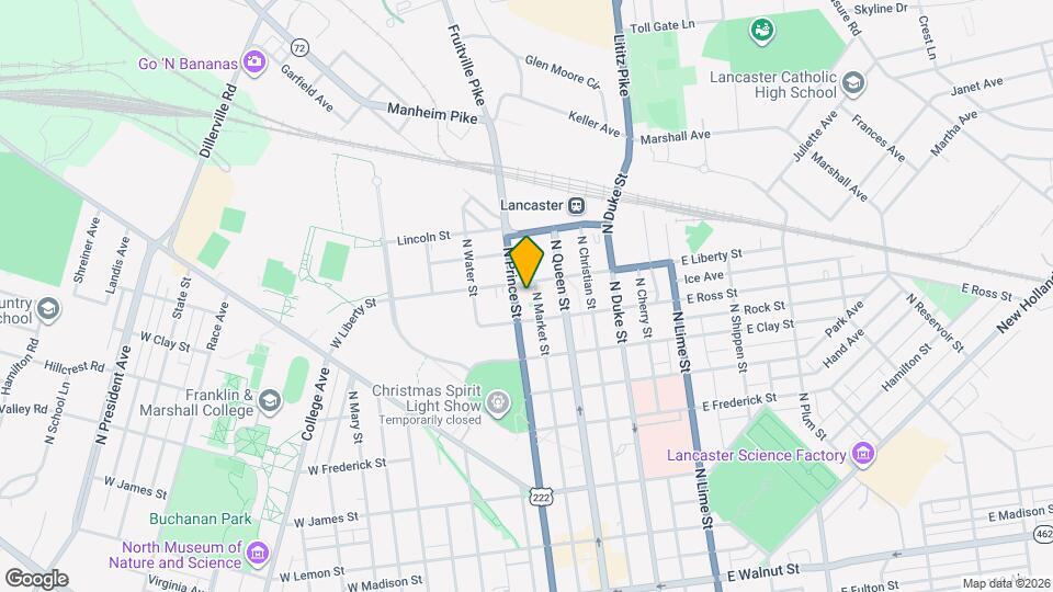 44 W Liberty St Map and Location Details