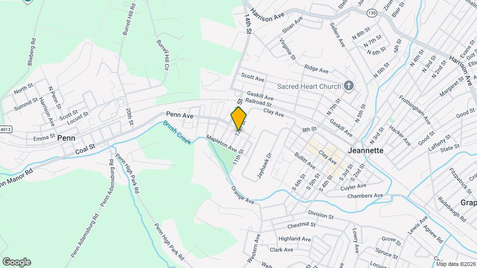 100 S 12th St, Unit 2 Map and Location Details